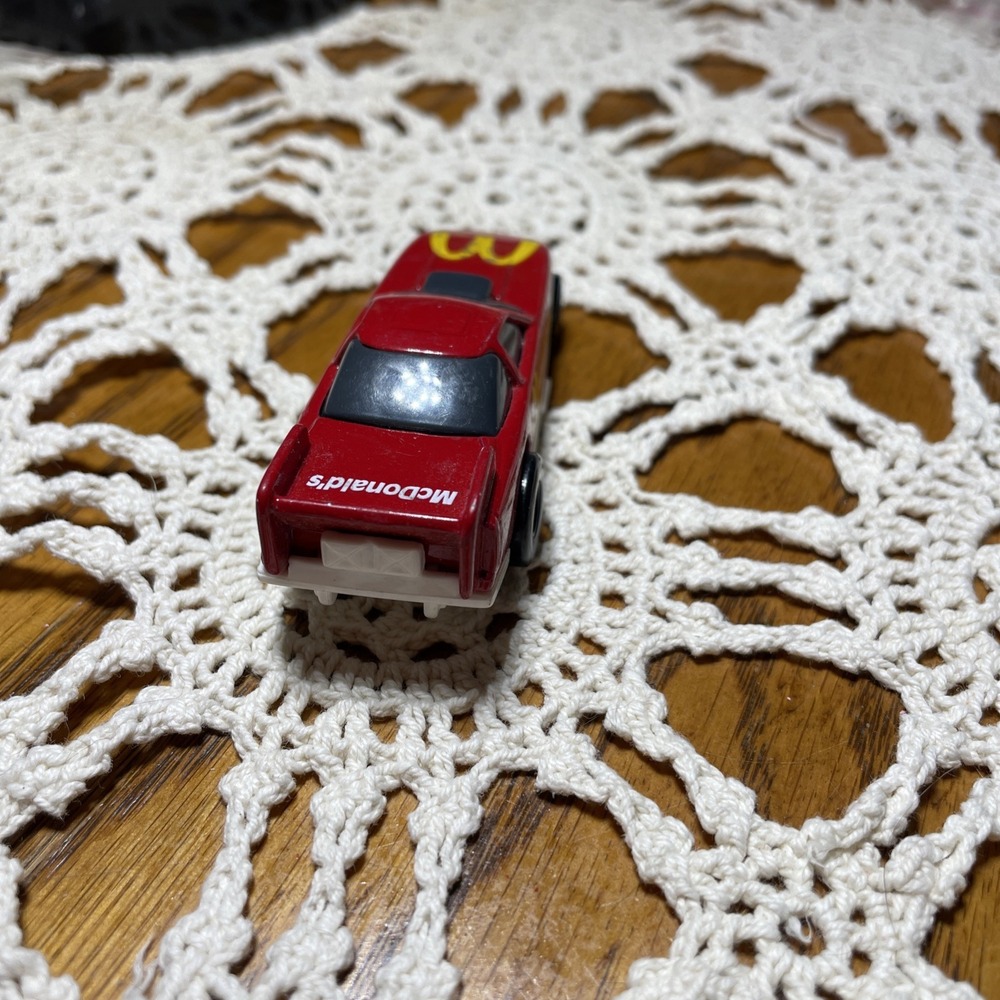McDonalds Drag Racer Die Cast Car Mattel Hot Wheels 1993 Happy Meal Toy Red - Picture 4 of 4